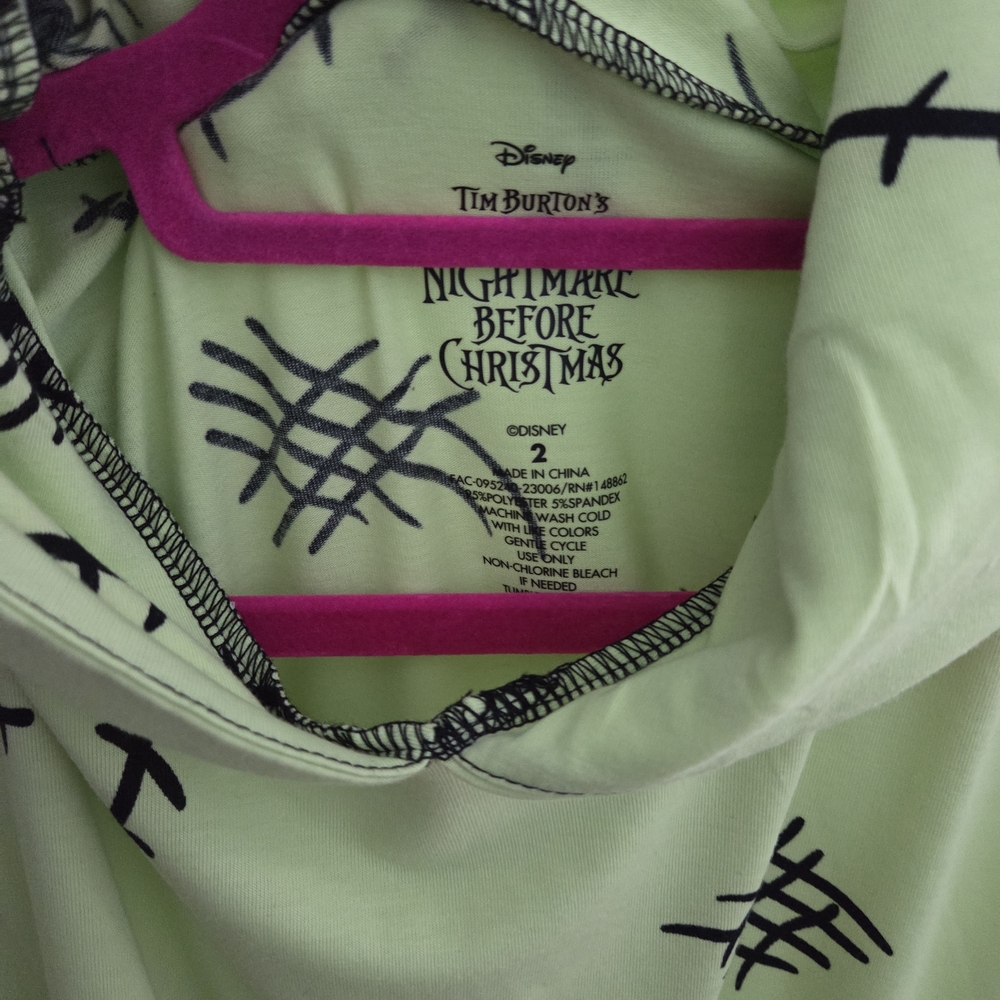 Torrid Disney The Nightmare Before Christmas Oogie Boogie Mini Hooded Dress NWT - Picture 8 of 11